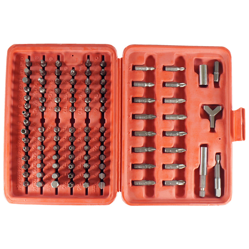 Best Way Tools Assorted Screwdriver Bit Set Carbon Steel 100 pc