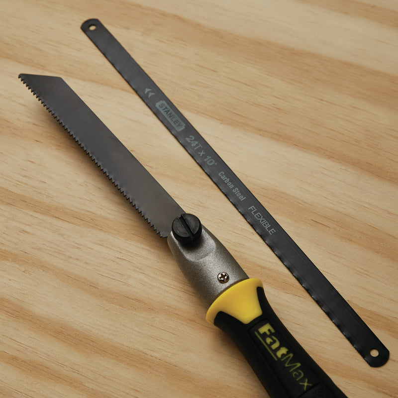 Stanley FatMax 6 in. Carbon Steel Multi Hand Saw 10 and 24 TPI 3 pc