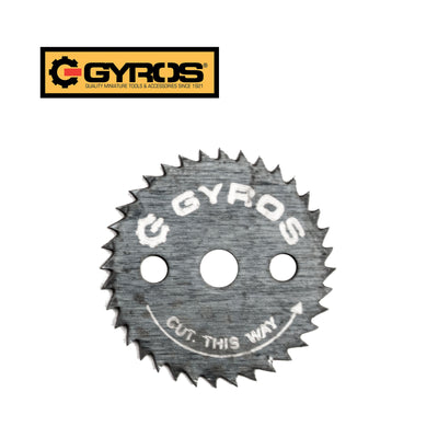 Gyros Tools 7/8 in. D X 1/8 in. Ripsaw Steel Circular Saw Blade 36 teeth 1 pc