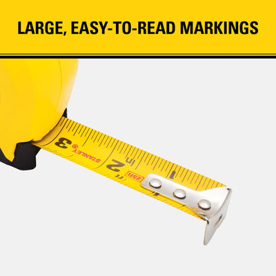 Stanley LeverLock 25 ft. L X 1 in. W Tape Measure 1 pk