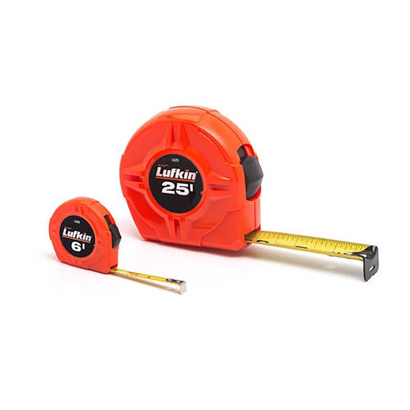 Lufkin 25 and 6 ft. L Tape Measure Set 2 pk