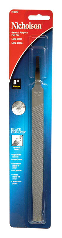 Nicholson 8 in. L X 2.5 in. W High Carbon Steel Bastard Cut File 1 pc