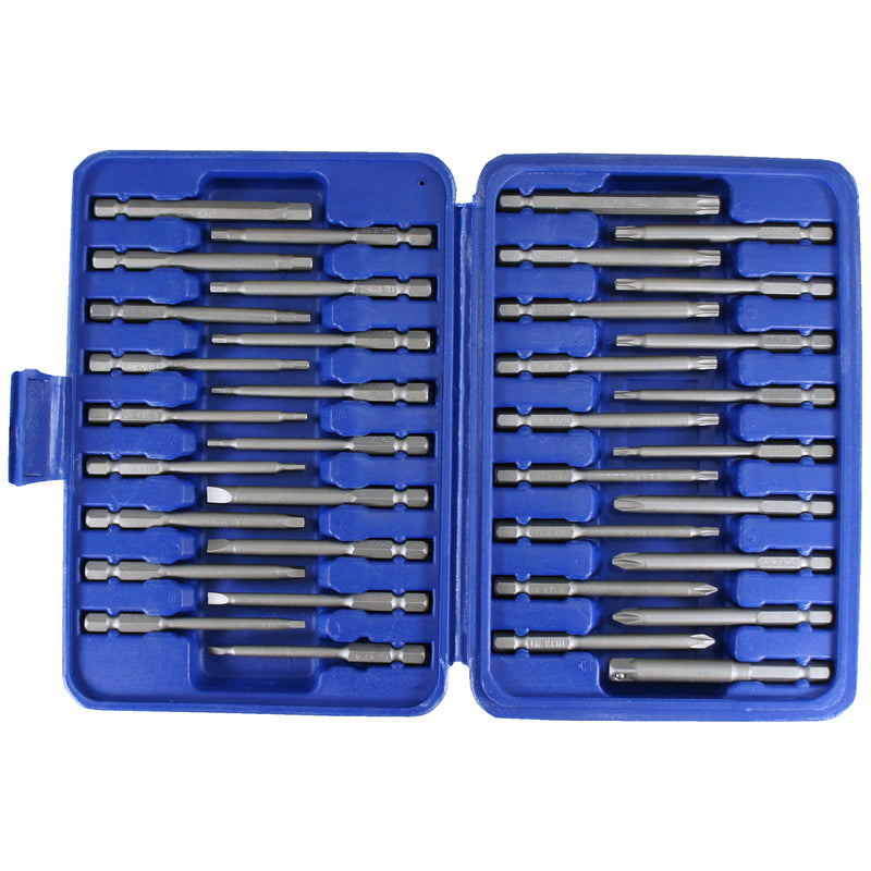 Best Way Tools Assorted 1/4 in. X 3 in. L Screwdriver Bit Carbon Steel 36 pc