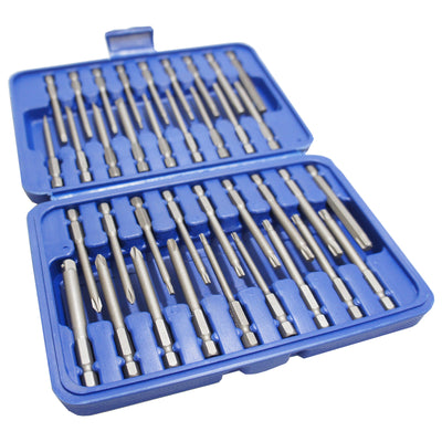 Best Way Tools Assorted 1/4 in. X 3 in. L Screwdriver Bit Carbon Steel 36 pc