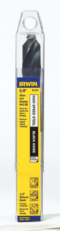 Irwin 5/8 in. X 6 in. L High Speed Steel Drill Bit 1 pc