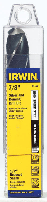 Irwin 7/8 in. X 6 in. L High Speed Steel Drill Bit 1 pc