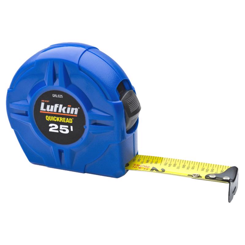 Lufkin Quikread 25 ft. L X 1 in. W Hi-Viz Tape Measure 1 pk