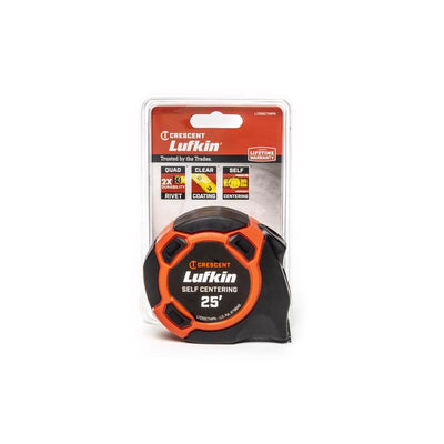 Lufkin 700 Series 25 ft. L X 1 in. W Self Centering Tape Measure 1 pk