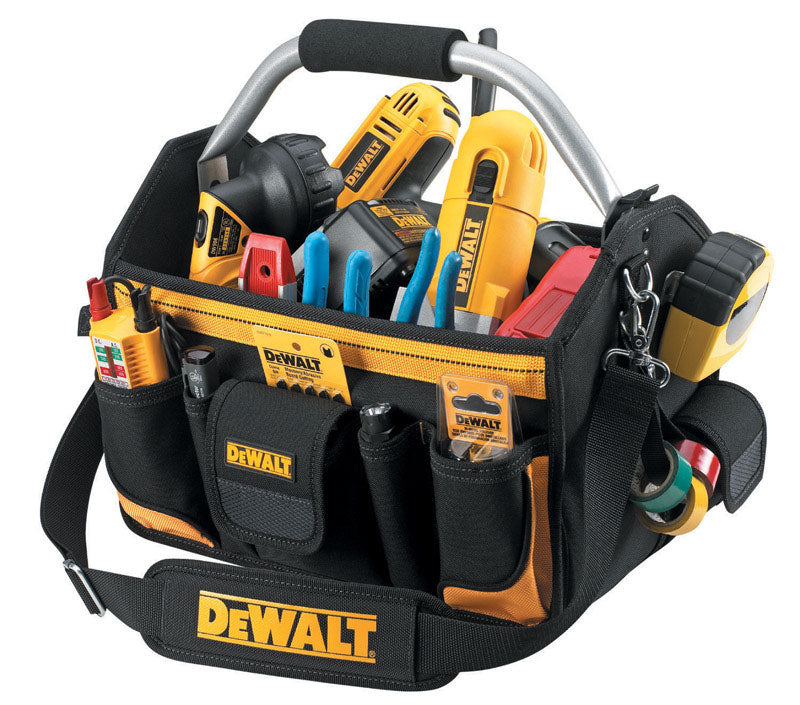 DeWalt 10.25 in. W X 14.75 in. H Polyester Tool Carrier 23 pocket Black/Yellow 1 pc