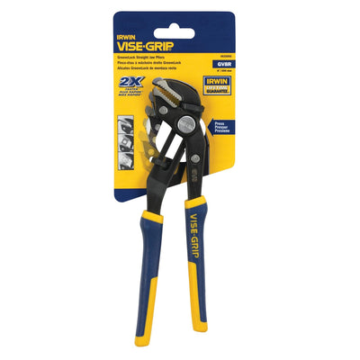 Irwin Vise-Grip 8 in. Nickel Chrome Steel Straight Jaw Tongue and Groove Pliers