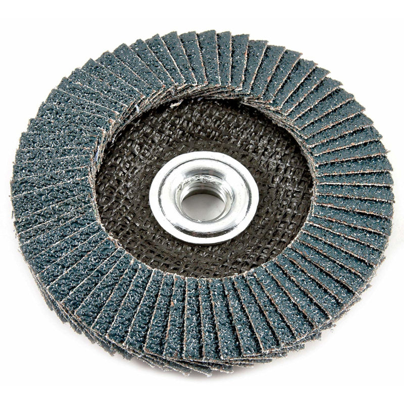 Forney 4-1/2 in. D Zirconia Aluminum Oxide Thread Arbor Flap Disc 120 Grit 1 pc