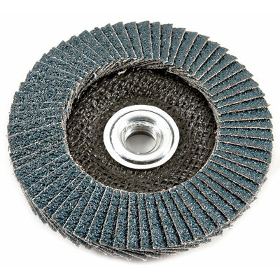 Forney 4 in. D X 5/8 in. Zirconia Aluminum Oxide Flap Disc 36 Grit 1 pc