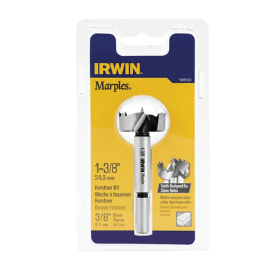 Irwin Marples 1-3/8 in. X 4 in. L Carbon Steel Forstner Drill Bit 1 pc