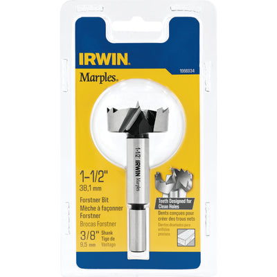 Irwin Marples 1-1/2 in. X 4 in. L Carbon Steel Forstner Drill Bit 1 pc