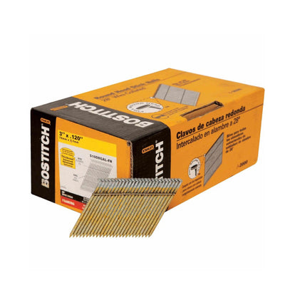 Bostitch 3 in. 11 Ga. Angled Strip Galvanized Framing Nails 28 deg 2000 pk