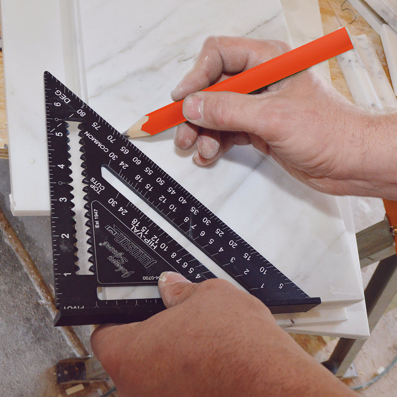 Johnson 7 in. L X 10 in. H Aluminum Rafter Square