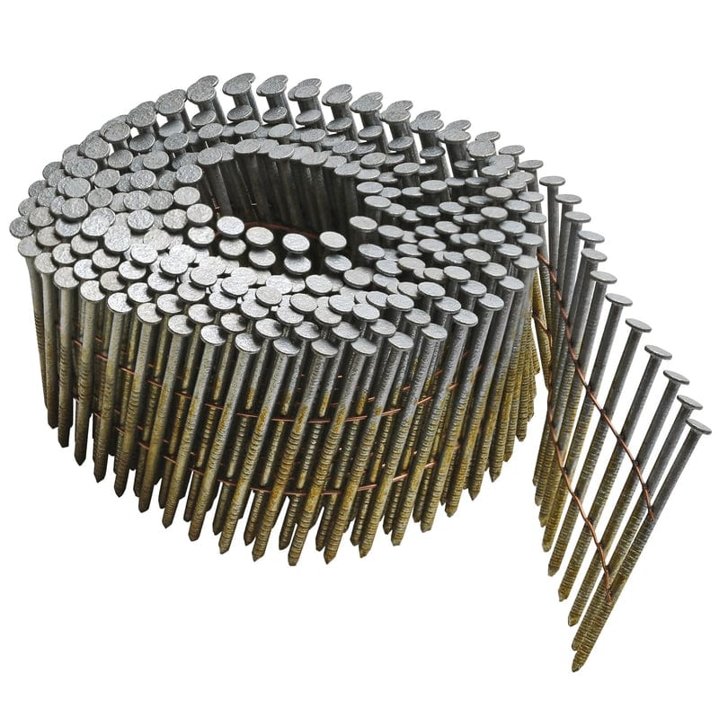 Bostitch 1-3/4 in. 11 Ga. Angled Coil Galvanized Siding Nails 15 deg 4200 pk