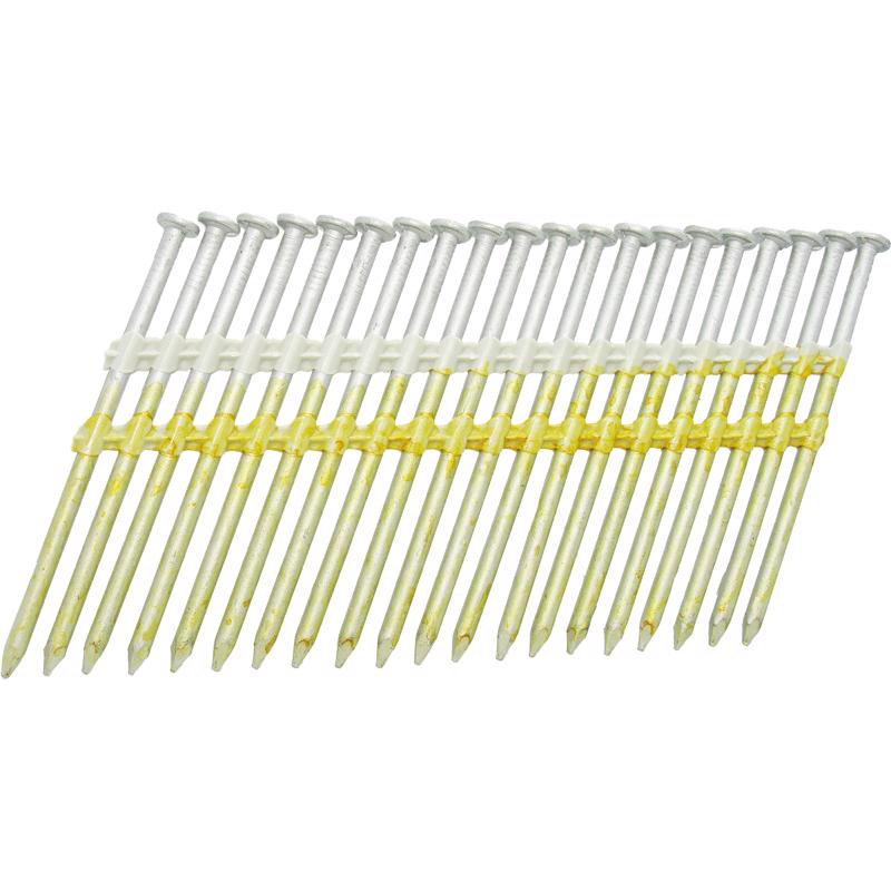 Grip-Rite 3-3/4 in. 10 Ga. Angled Strip Hot-Dip Galvanized Framing Nails 21 deg 2000 pk