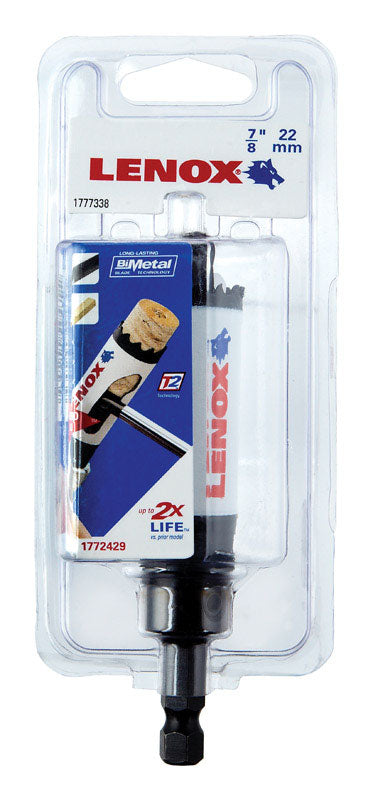 Lenox Speed Slot 7/8 in. Bi-Metal Hole Saw 1 pc