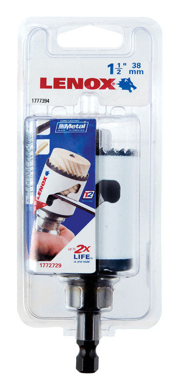Lenox Speed Slot 1-1/2 in. Bi-Metal Hole Saw 1 pc