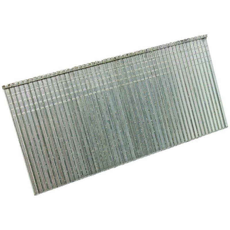 Grip-Rite 1-1/2 in. 16 Ga. Straight Strip Electro Galvanized Finish Nails 1000 pk