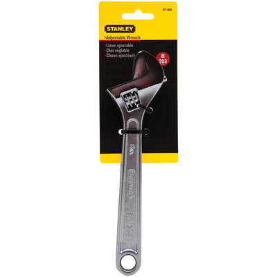 Stanley Metric and SAE Adjustable Wrench 8 in. L 1 pc