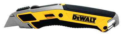 DeWalt 7 in. Retractable Utility Knife Black/Yellow 1 pk