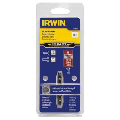 Irwin Impact Screw-Grip .15 in. M2 High Speed Steel Double-Ended Screw Extractor 2 in. 1 pc