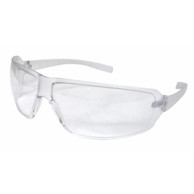 3M Impact-Resistant Safety Glasses Clear Lens Clear Frame 4 pk