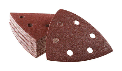 Bosch 3-3/4 in. L X 3.75 in. W 120 Grit Aluminum Oxide Detail Sanding Triangle 25 pk