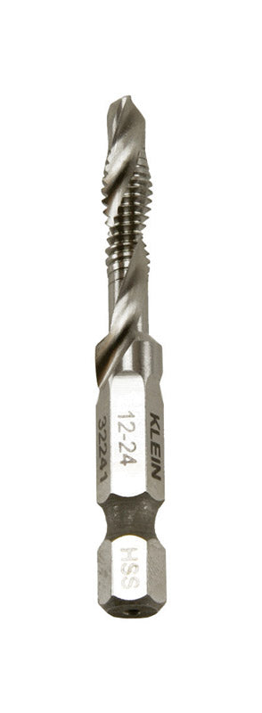Klein Tools High Speed Steel Drill and Tap Bit 12-24 1 pc