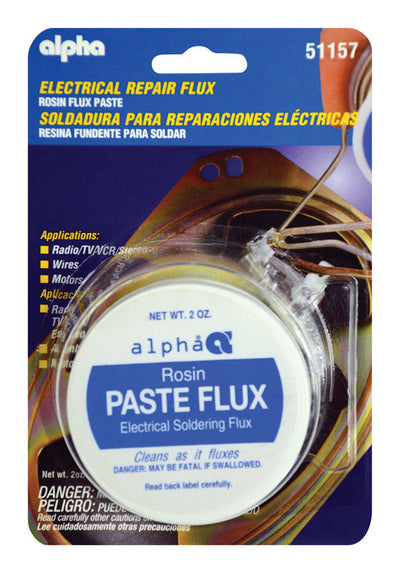 Alpha Metals 2 oz Lead-Free Rosin Core Flux Paste 1 pc