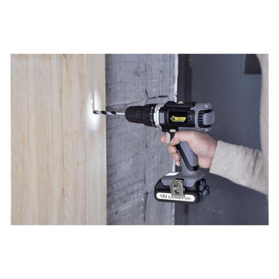 Steel Grip 18 V 1/4 in. Cordless Compact Drill Kit (Battery & Charger)