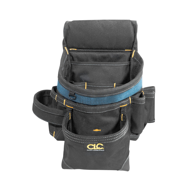 CLC 28 pocket Ballistic Nylon Tool Belt with Suspenders 23 in. L X 16-1/2 in. H Black 29 in. 46 in.