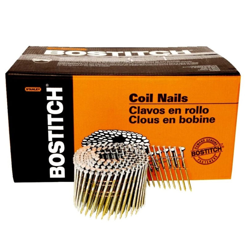 Bostitch 2-1/2 in. 13 Ga. Angled Coil Galvanized Nails 2,700 pk