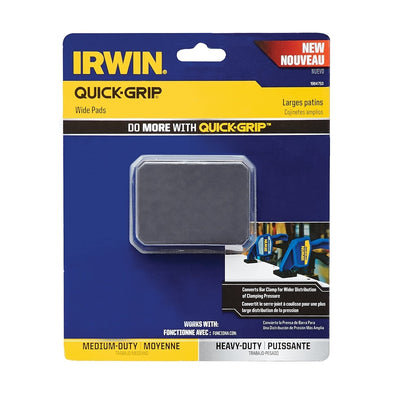 Irwin Quick-Grip Plastic Wide Pad Black 2 pc