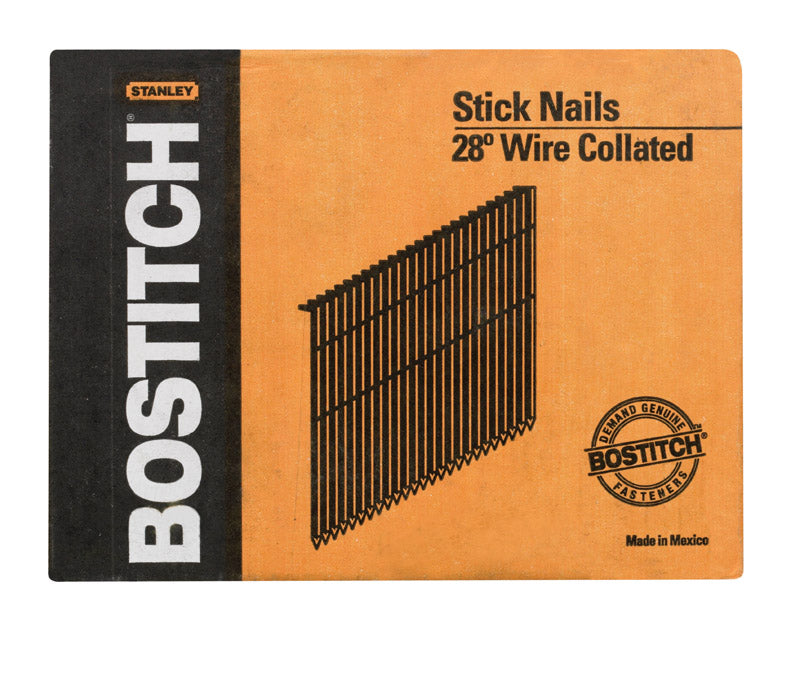 Bostitch 3 in. Angled Strip Coated Stick Nails 28 deg 2000 pk