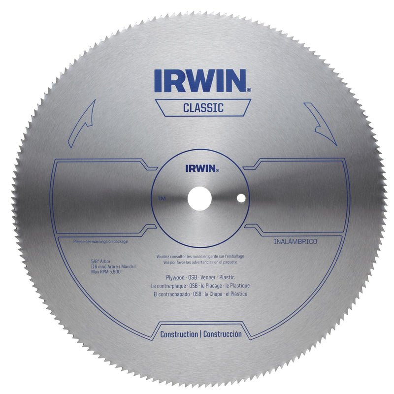 Irwin 10 in. D X 5/8 in. Classic Steel Circular Saw Blade 80 teeth 1 pk