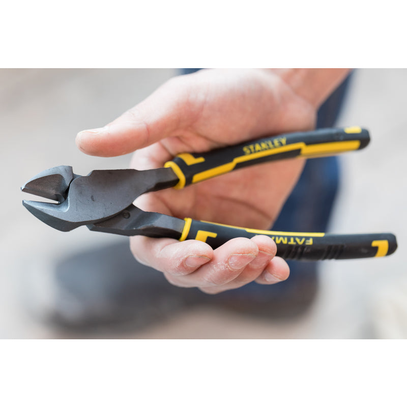 Stanley FatMax 8 in. Carbon Steel Angled Diagonal Cutting Pliers