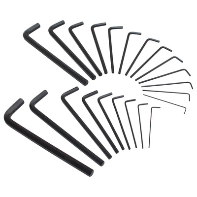 Stanley Multi-Size Metric and SAE Long Arm Hex Key Set 22 pc