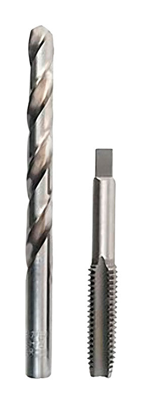 Irwin Hanson High Carbon Steel HCS Tap and HSS Drill Bit Set 1/2 in. 2 pc