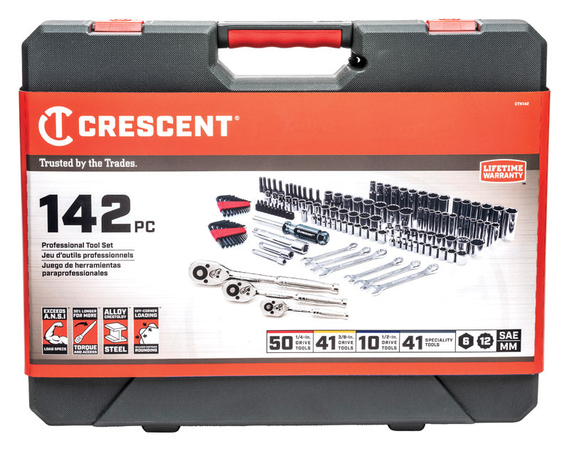 Crescent 1/4, 3/8 and 1/2 in. drive Metric and SAE 6 and 12 Point Mechanic&