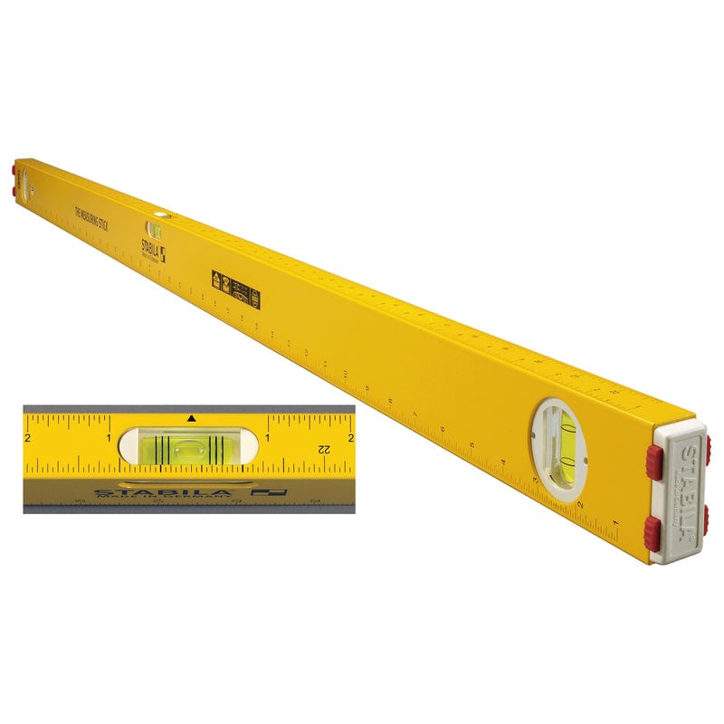 STABILA 48 in. Aluminum Type 80 A-2 Box Frame Level 3 vial