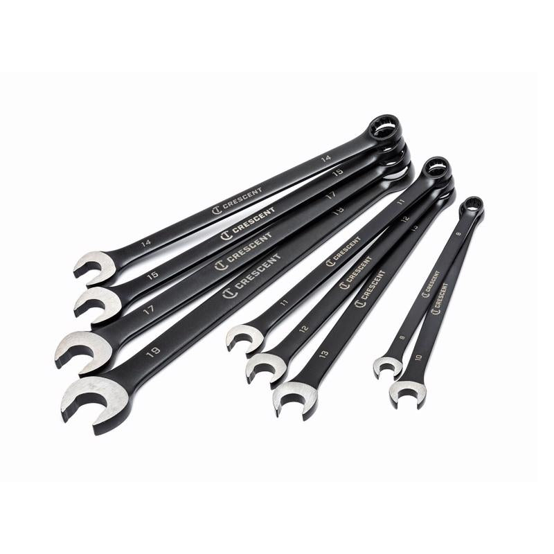 Crescent X10 12 Point Metric Combination Wrench Set 9 pc