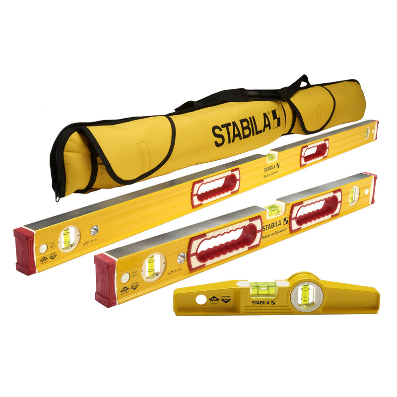 Stabila Aluminum Magnetic Level Set