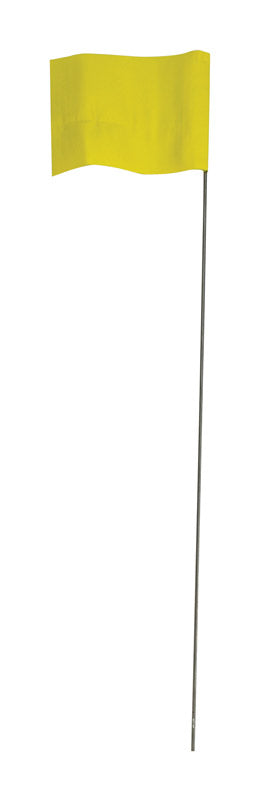 C.H. Hanson 21 in. Yellow Marking Flags Polyvinyl 100 pk