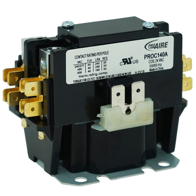 Perfect Aire 40 amps 24 coil volts 1 Pole Contactor