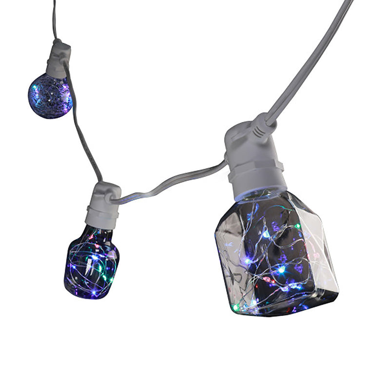Feit Electric LED Mix N Match Socket String Light Strand Clear 10 ft. 5 lights