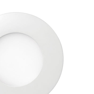 Globe Electric Designer Luminaire Series Frost White 3 in. W Metal LED Canless Recessed Downlight 6