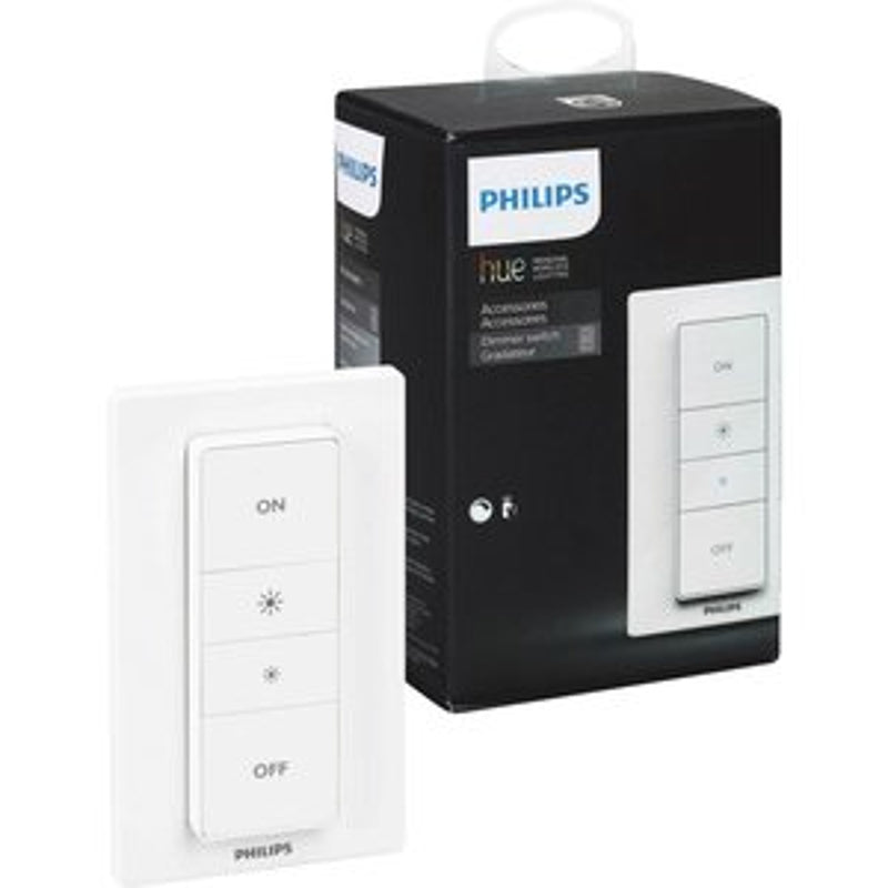 Philips Hue White WiFi Smart Dimmer Switch w/Remote Control 1 pk